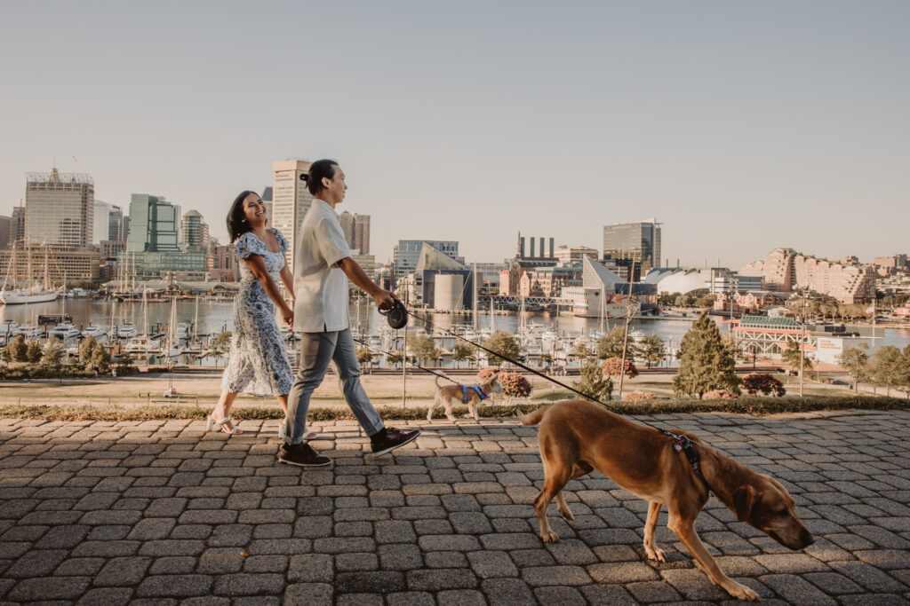 documentary style engagement session