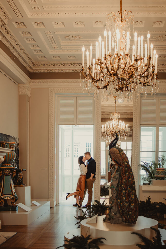 Walters art museum engagement session