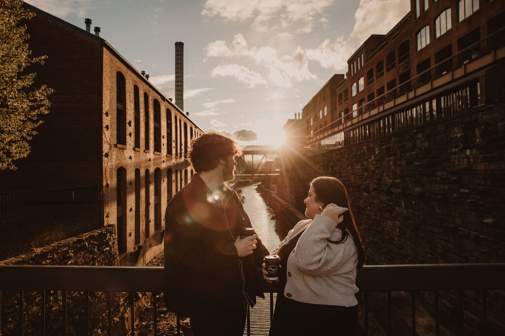 Candid engagement session in DC