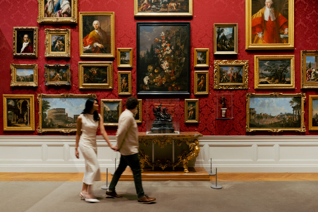 Walters art museum engagement session