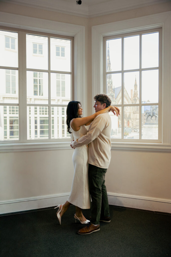 Walters art museum engagement session
