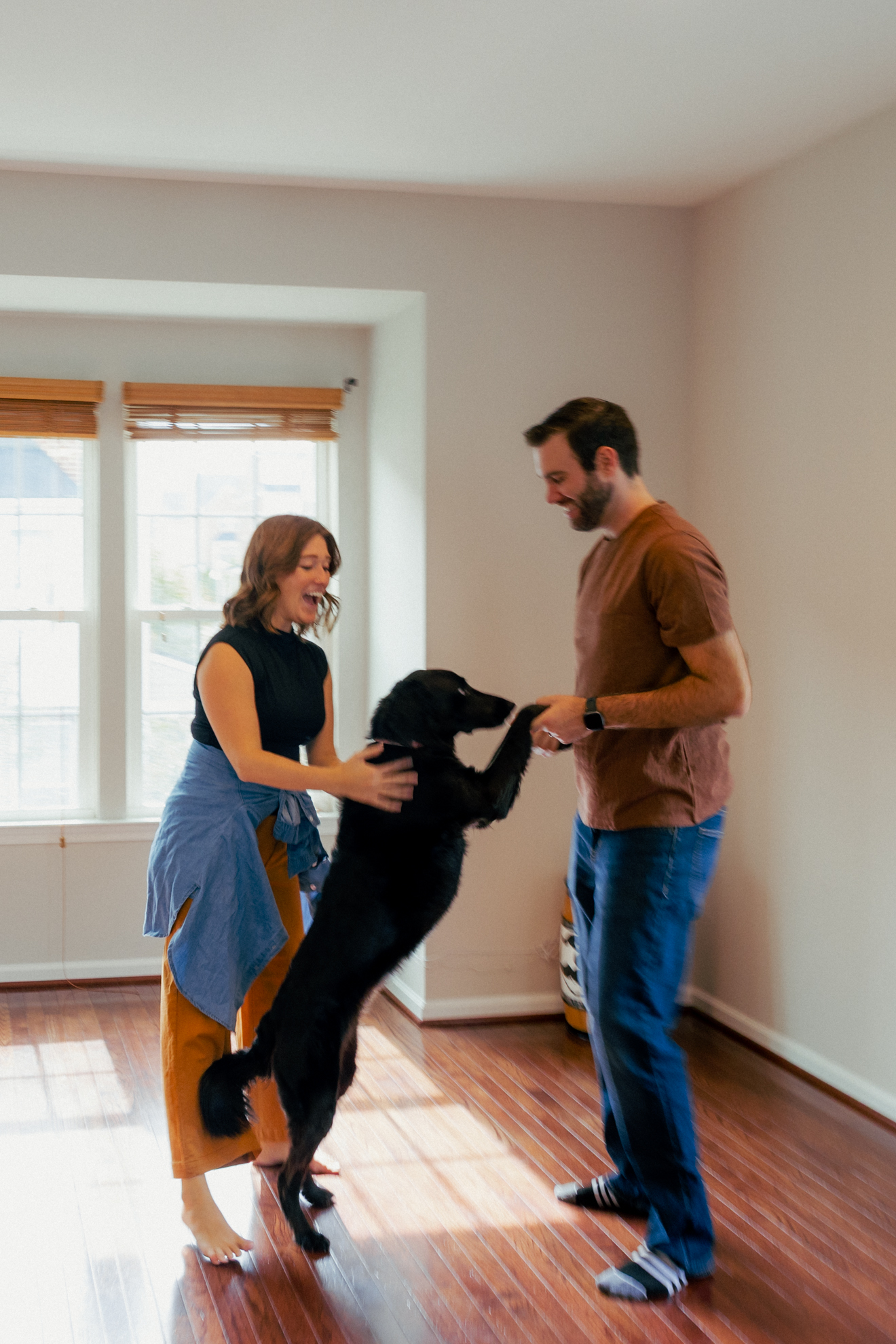 in-home couples photo session